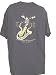 Thrill Ride Mens Skate T Shirt Skateboard Skeleton Shirt - Blue Skate Shirt XL