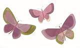 Lambs and Ivy Luv Bugs Wall Décor, Plum