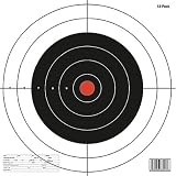 Plain Paper Target Twelve Inch Round Pack of 13