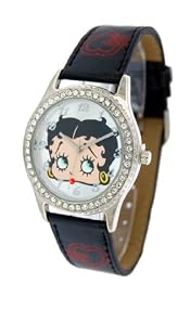 Betty Boop Womens Leather Strap Watch #BB-W442A