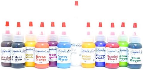 AUTHENTIC STARBRITE 12 Color Tattoo Ink Set Kit Starbright 1 oz USA SHIP