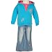 Baby Toddler Girls Back to School Clothes TURQUOISE 3Pc Outfit BT KIDS 12M-4T