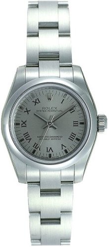 ROLEX パーペチュアル 176200 グレー プリントローマン [並行輸入品]画像