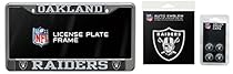 NFL Oakland Raiders 3 Piece Fan Kit, One Size, Silver
