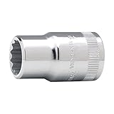 BAHCO(バーコ) Double Hexagon Sockets ソケット 差込角1/2  12角 7800DM-36