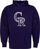Colorado Rockies Dark Purple Signature Hooded Sweatshirt