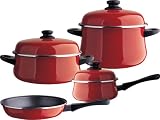 Best sale price for Magefesa Classic Praga Enamel On Steel 7 Piece Cookware Set. Free Shipping.
