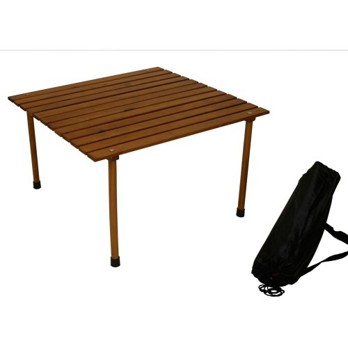 Table in a Bag W2716 Portable Table with Carrying Bag, Brown