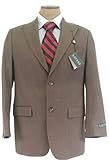 IMAGE OF Ralph Lauren Mens SB 2 Button Brown Pindot Wool Suit
