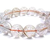 【現品限り】パワーストーン*天然石・ルチルクォーツ(針入り水晶)ブレスレット