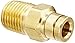 Legris 3115 56 14DOT Nylon & Nickel-Plated Brass Push-To-Connect Fitting, Complies with DOT, Inline Connector, 1/4