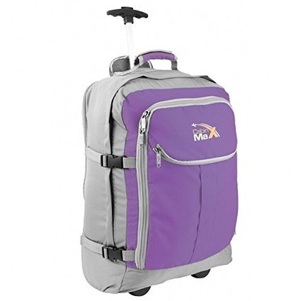 Cabin Hand Luggage Trolley Backpack with padded laptop compartment -Lyon+ by Cabin Max