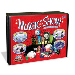 Deluxe 100 Trick Magic Suitcase w  Instructional DVD by Cadaco