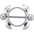Stainless Steel SHARK FIN Nipple Ring