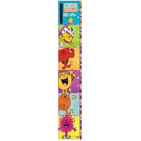 Mr Men Room Thermometer Height Chart for Baby and Child