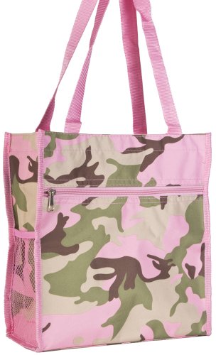 World Traveler Camo Print Collection Travel Tote Bag 12-inch