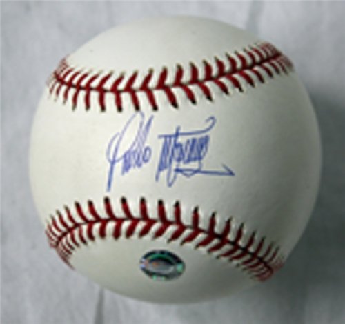 Red Sox Pedro Martinez Autographed/Hand Signed Authentic Oml Baseball Mlb #r0006077