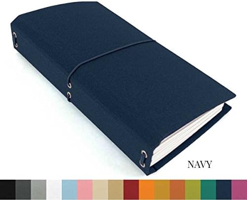 Hard Cover Traveler's Notebook: 16 Brilliant Colors. Refillable &amp; Sturdy!