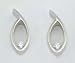 Sterling Silver Sweet Diamonds Marquis Diamond Earrings