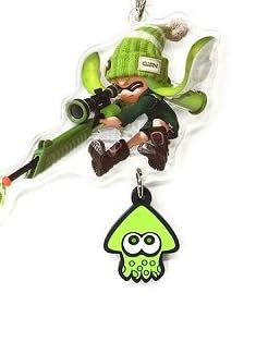 スプラトゥーン ガール(チャージャー) イカす ラバーつき アクリルキーホルダー