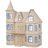 Guidecraft Victorian Dollhouse Kit - 1 Inch Scale - ID073