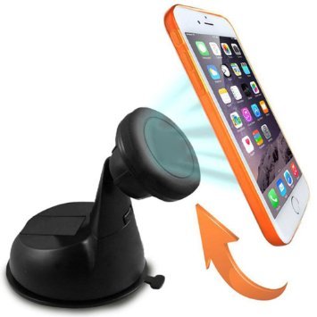 Car Mount, TOTOPÂ® Magnetic Dashboard/Windshield Car Mount Holder for iPhone 6 (4.7)/ iPhone 6 Plus (5.5)/ 5s/ 5c/, Samsung Galaxy S6/S6 Edge/S5/S4 Note 4/3, Google Nexus 6/5/4