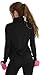 ToBeInStyle Women's Sport Long Sleeve Soft Turtleneck with Half-Zip Pullover