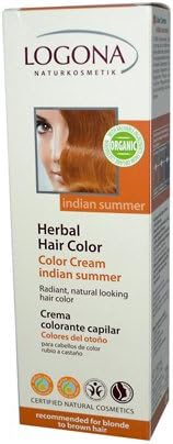 Logona Naturkosmetik Herbal Hair Color Cream - Indian Summer - 5.1 oz