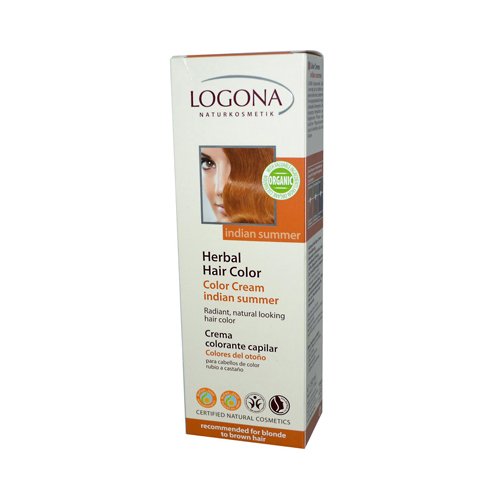 Logona Naturkosmetik Herbal Hair Color Cream - Indian Summer - 5.1 oz