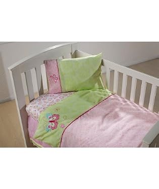 Kidsline Bella Toddler Bed Duvet Set - Flowers and Butterflies