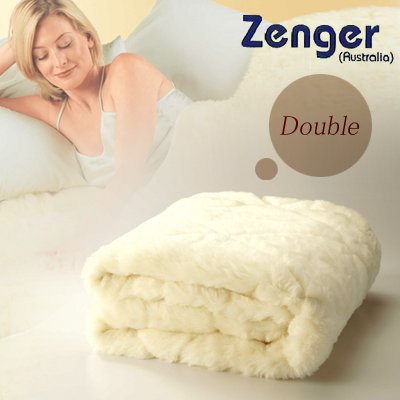 Zenger　ゼンガー　メリノウール掛け毛布　（ダブル）