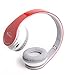 Beyution Wireless Built in Mic Bluetooth Headphone - Red