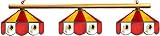 Washington Redskins Pool Table Light - Stained Glass Shades