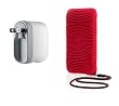 Belkin Accessory Bundle Kit for iPod touch 2G, 3G Including Grip Ergo Sleeve Case and Charger