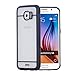 Galaxy S6 Case - JOTO Clear View Hybrid Cover Case for Samsung Galaxy S6, SM-G920 (2015), **NEW** [Clear Hybrid] Slim Fit Hard Protective Case for Galaxy S6 (Clear, Frosty, Grey, Black)