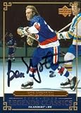 Bob Nystrom Autographed/Hand Signed Hockey Card (New York Islanders) 2004 UD Legends Classics #6