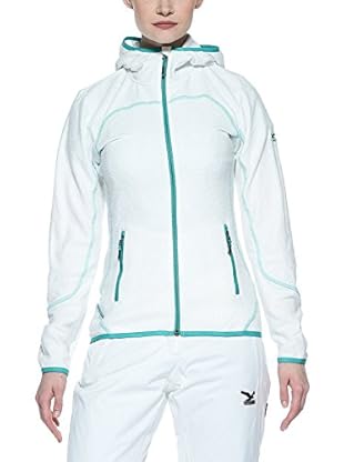 Salewa Forro Polar Vesuvian Pl W Hood (Blanco)