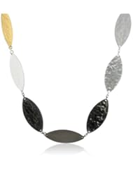 GURHAN "Willow" Long Sterling Silver Necklace with Gold Accents, 39.4"