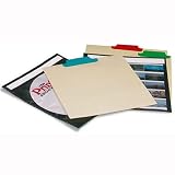 Print File CD Tabbed Divider Pages, Color Coded, Pack of 12.