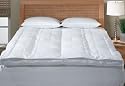Pinzon Quilted-Top Feather Bed, Queen