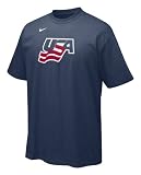 USA Hockey USA Navy Short Sleeve Olympic Tee