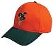 MiLB Minor League ADULT GREENSBORO GRASSHOPPERS Dark Green/Orange Hat Cap Adjustable Velcro TWILL Marlins Affiliate