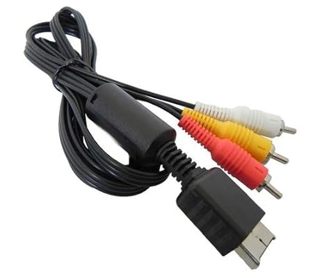 AV/TV Audio Video Scart Kabel für SONY Playstation 2 3 PS2 PS3 3-Cinch Adapter Kabel Stecker