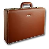redolz Aktenkoffer A00311, Leder braun, Bronze edition