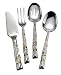 Lunt Sarong Gold Stainless Steel 4 Piece Hostess Set