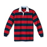 Jeantex Cartagena Sailing Rugby Shirt, Red, XXL