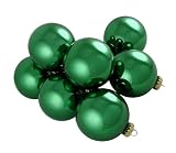 Club Pack of 64 Shiny Everlasting Green Glass Ball Christmas Ornaments 2