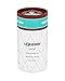 Sun's Tea 12oz 3-piece Strong Double Wall Glass Tea Tumbler (Travel Mug) with Strainer (flat top lid)
