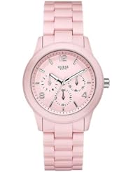 GUESS Womens U11644L2 Feminine Contemporary Pink Bracelet and Dial Watch