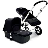 2008 Bugaboo Cameleon Stroller (Dark Grey Base, Pink Canvas Fabric)
